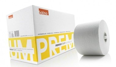 Satino Premium Systeemrollen Wit