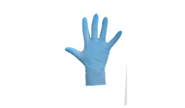 Handschoenen latex blauw gepoederd S | VDW