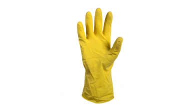 Huishoudhandschoen latex geel L | VDW