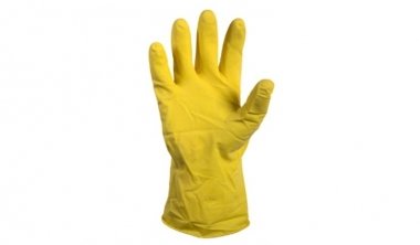 Huishoudhandschoen latex geel XL | VDW